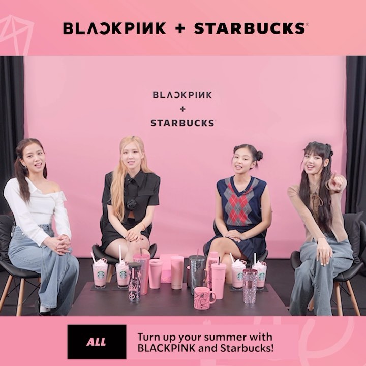 Tune Up Your Summer with Starbucks x Blackpink Collaboration